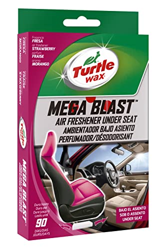 Turtle Wax TWX401 AMBIENTADOR Aroma Fresa 200GR Discreto AL Ponerse BAJO EL Asiento, 200 GRS