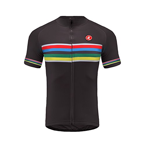 UGLY FROG Uglyfrog 2018-2019 Clásica Manga Corta Maillot Ciclismo Hombres Jersey Mangas Cortas de Ropa Transpirable para Deportes al Aire Libre Ciclo Bicicleta