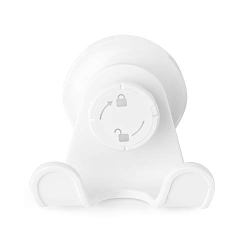 Umbra Flex Gel-Lock Gancho doble para baño, Blanco