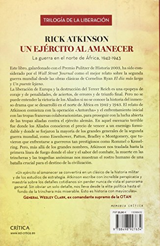 Un ejército al amanecer: La guerra en el norte de África, 1942-1943 (Memoria Crítica)