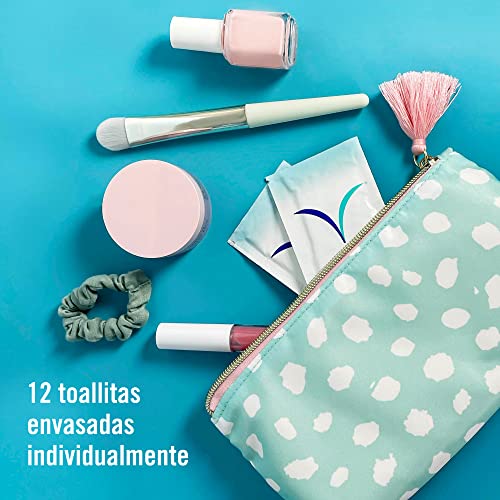 Vagisil Cuidado Incontinencia Toallitas Intimas 2En1 Suavizan Y Refrescan. 12 Unidades