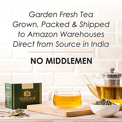 VAHDAM, té chai condimento con albahaca Tulsi, 100 gramos (50 tazas) | Té de albahaca santa | Tulsi Tea Con 100% ESPECIAS NATURALES | Hojas de té chai con especias | | Té de hojas sueltas de la India