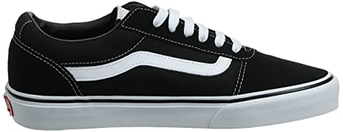 Vans Ward Suede/Canvas, Zapatillas Hombre, Black White Iju, 44.5 EU