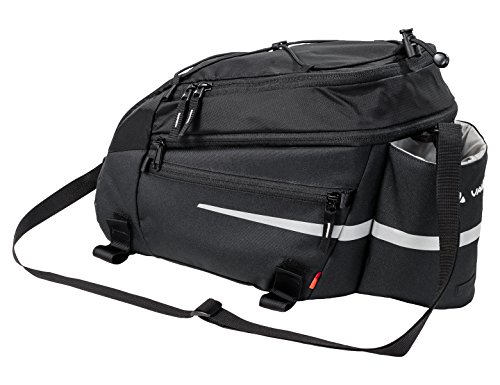 VAUDE Silkroad L (I-Rack) Alforjas portaequipajes, Unisex Adulto, Negro, Talla única