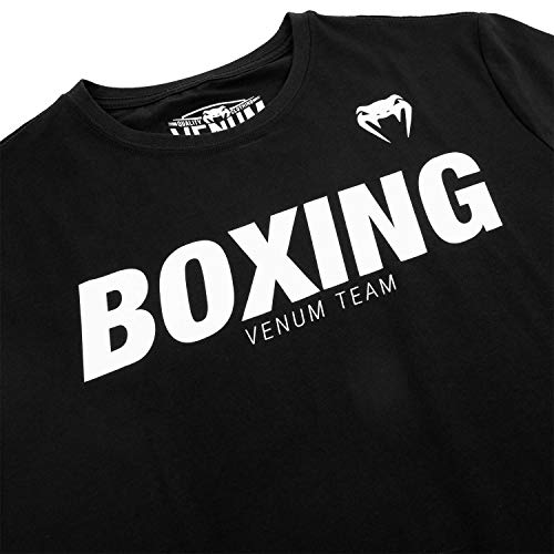 VENUM Boxing Vt Camiseta, Hombre, Negro/Blanco, M