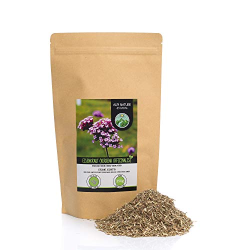 Verbena (250g), Verbena officinalis cortada, suavemente seca, 100% pura y natural para la preparación de té, té de hierbas