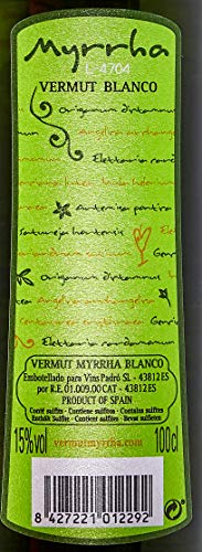 Vermouth Padró & Co Myrrha Blanco, 100 cl - 1000 ml