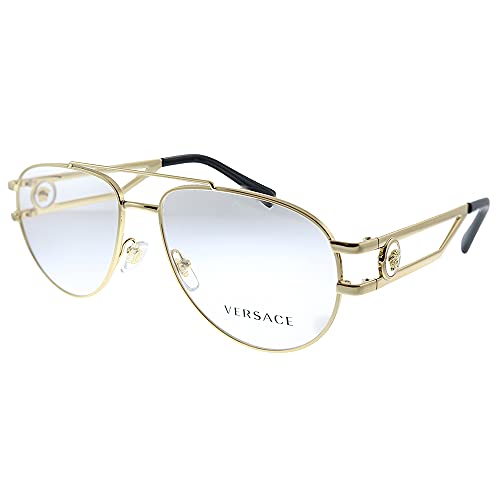 Versace Gafas de Vista ENAMEL MEDUSA VE 1269 Gold 55/16/140 hombre