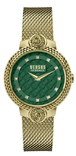 Versus Versace Reloj Analógico para Mujer de Cuarzo con Correa en Acero Inoxidable VSPLK1620