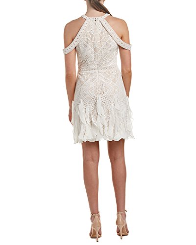 Vestido de Leighann de mujer BCBGMax Azria, blanco apagado, 6