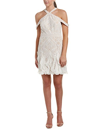 Vestido de Leighann de mujer BCBGMax Azria, blanco apagado, 6