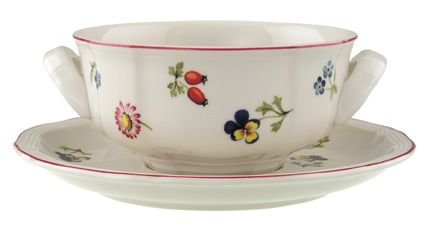 Villeroy & Boch Petite Fleur Taza de Sopa conper, 2 Unidades, Premium Porcelana, Multicolor