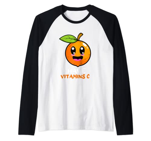 Vitamina C Camiseta Manga Raglan