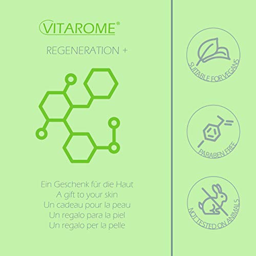 Vitarome - Crema de día antiarrugas REGENERATION+ con algas revitalizantes, sin parabenos, 50 ml