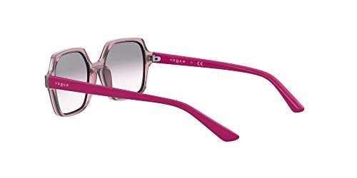 Vogue Eyewear Gafas de sol cuadradas Vj2006 para niños, Ópalo/Violeta/Gris Degradado,