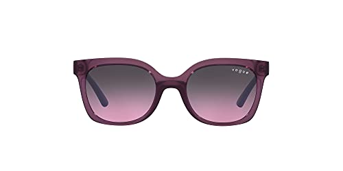 Vogue Eyewear Gafas de sol cuadradas Vj2009 para niños, Violeta/Violeta Gradiente Gris,