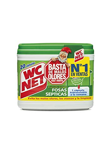 Wc Net Fosa Septica Wc Net Fosas Septicas 20 Capsulas x 18 g, Multicolor