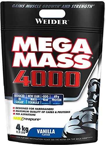 Weider Mega Mass 4000 - 4 Kg Vanilla