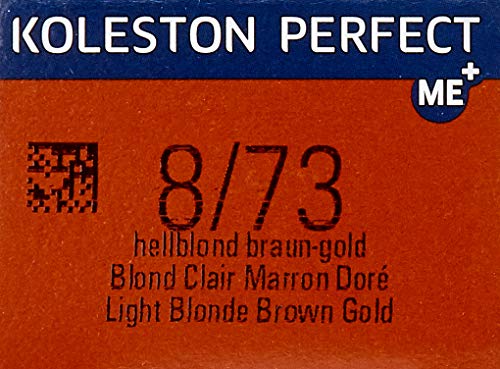 Wella Professionals Koleston Perfect Me + Deep Browns 8/73 Rubio claro Marrón Oro, 60 ml