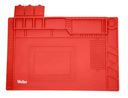 Weller WLACCWSM2-02 Tapete para Trabajos de Soldadura Tamaño Mediano, Muy Útil para el Lugar de Trabajo Organizado