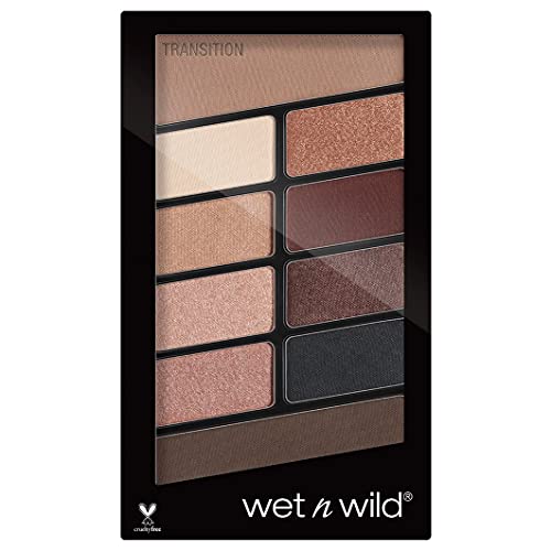 Wet n Wild - Color Icon 10 Pan Palette - Paleta de Sombras de Ojos - 10 Colores de Sombras Brillantes y Mates para el Día y la Noche, de Larga Duración y Fáciles de Mezclar - Nude Awakening