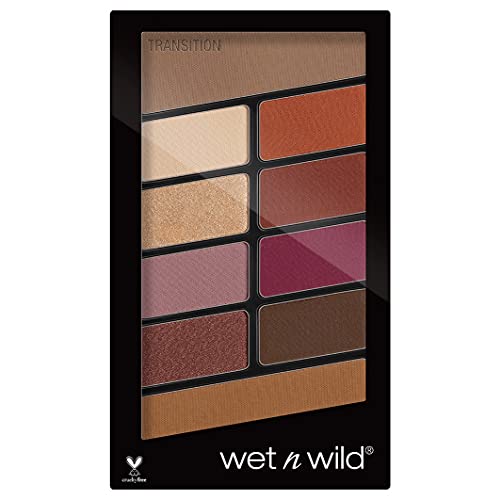 Wet n Wild - Color Icon 10 Pan Palette - Paleta de Sombras de Ojos - 10 Colores de Sombras Brillantes y Mates para el Día y la Noche, de Larga Duración y Fáciles de Mezclar - Rosé in the Air