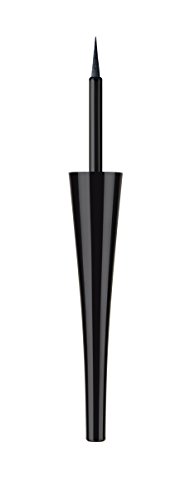 Wet n Wild - MegaLiner Liquid Eyeliner - Delineador Líquido Negro con Aplicador Flexible - Maquillaje para Ojos - Fórmula Pigmentada y Fluida de Secado Rápido - Black - 1 Unidad