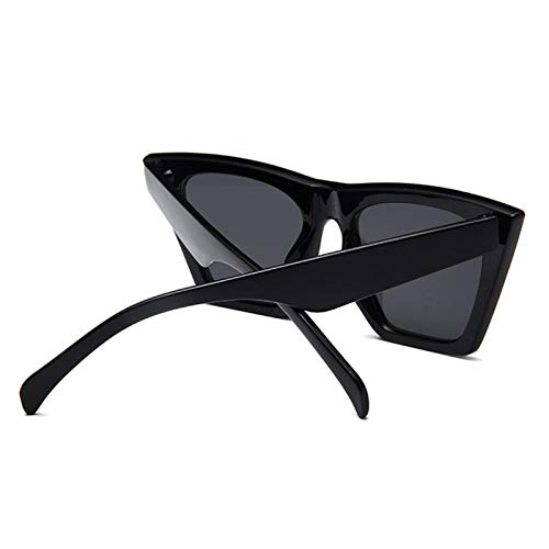 whcct Gafas de sol vintage para mujer Gafas de sol de lujo para mujer Classic Black