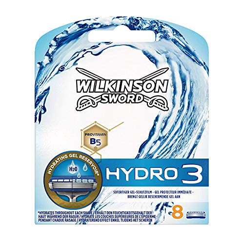 Wilkinson Hydro3 - Cuchillas de afeitar (8 unidades)