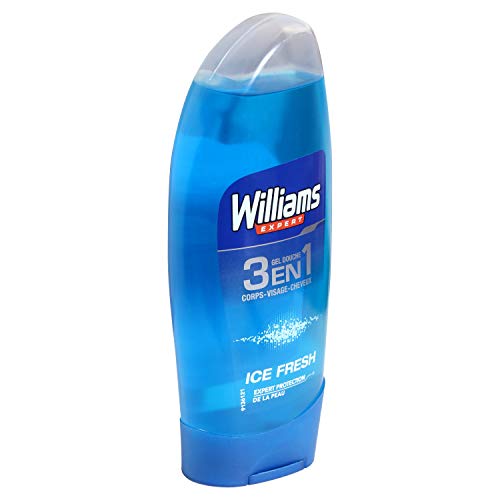 Williams Ice Fresh Gel de Ducha - 3 Recipientes de 250 ml - Total: 750 ml