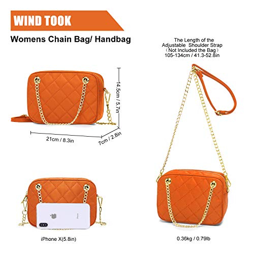 Wind Took Bolso Bandolera Para Mujer Elegante Bolso Cruzado Bolso De Mensajero Bolso Movil Mujer Impermeable Bolso de Fiesta Pequeño