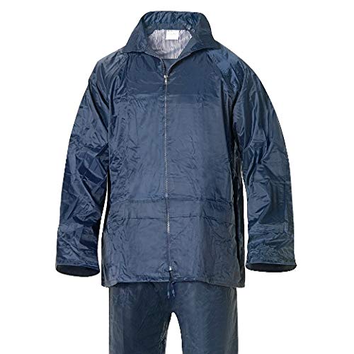 WOLFPACK LINEA PROFESIONAL 15010014 Traje de Agua Impermeable Azul Nylon Talla 6-M