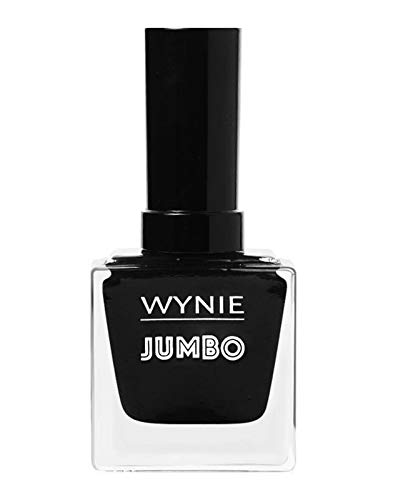 WYNIE JUMBO Nail Polish 048 - Esmalte de Uñas Secado Rápido Larga Duración tamaño Jumbo tono Negro - 14ml