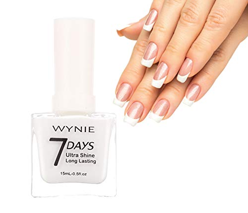 WYNIE JUMBO Nail Polish 426 - Esmalte de Uñas Blanco Manicura Francesa Secado Rápido Larga Duración Acabado Profesional - 15 ml