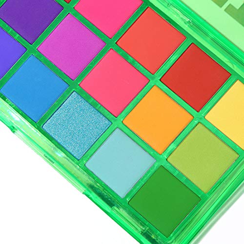 Xin Hai Yuan Partido del Dulce Sombra de Ojos Pallete neón Maquillaje Paleta 15 del Reflejo del Brillo Mate Tonos metálicos Desnuda blendable Polvo del Pigmento,Fruit Punch