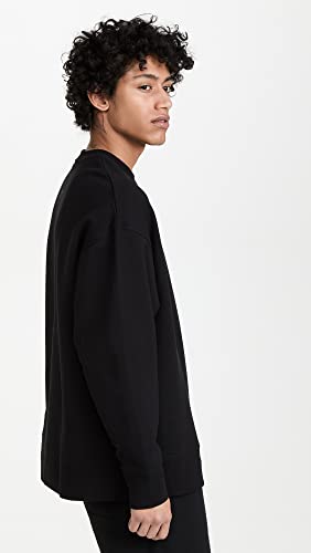 Y-3 Men's Logo Crew Sweatshirt, Black, M