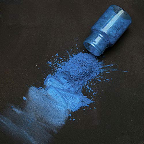 Yinuneronsty - Categoría cosmética de colorante de resina epoxi de color de perla de polvo de Mica de azul marino de 10 colores