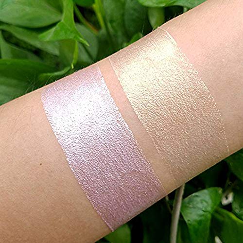 2 Colores Bronceadores e Iluminadores Resaltador Stick Shimmer Cream Powder de Luz Para Rostro a Prueba de Agua