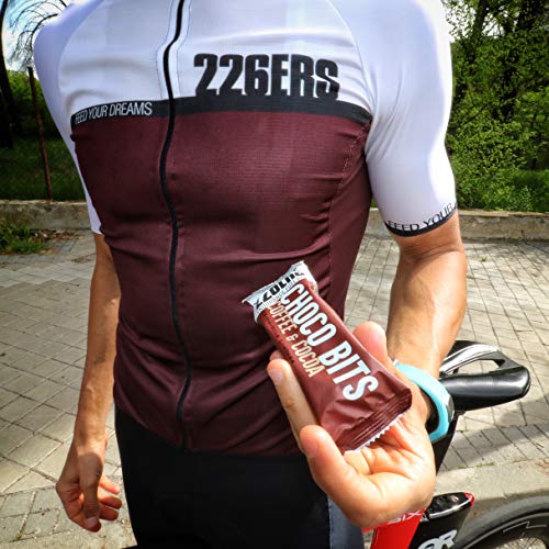 226ERS EFB | Endurance & Energy Bars, Barrita Energética para Mayor Resistencia con Multivitaminas, Snack Saludable Sin Gluten, Café y Cacao - 1 Barra