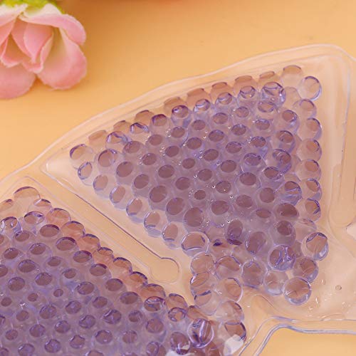 Almohadilla de Lactancia, 2 Piezas Almohadillas de Gel térmicas mamarias Reutilizables 3 en 1 Kit de Almohadillas de Gel para Terapia mamaria Uso en frío y Caliente para Madres Lactantes