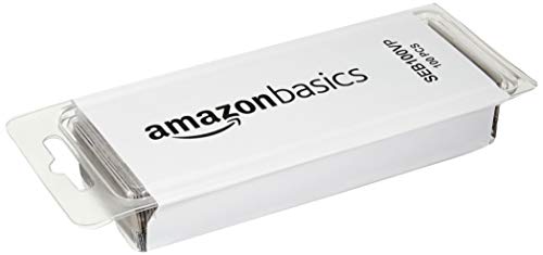 Amazon Basics - Cuchillas de un solo filo, paquete de 100