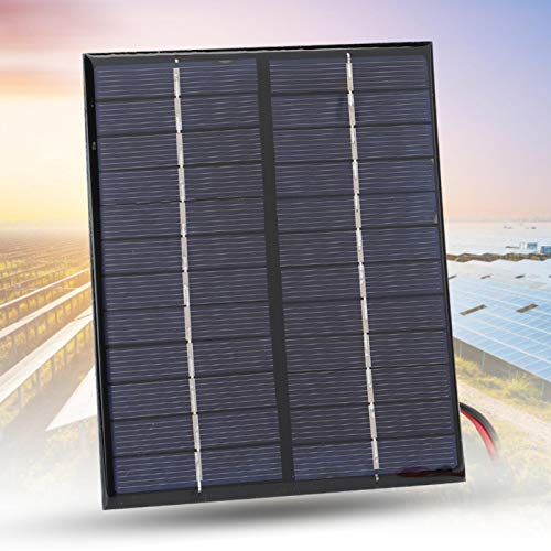 AMONIDA 【Venta del día de la Madre】 Módulo Solar, Panel Solar portátil, 2W para montañismo, Acampada, Escalada, Viaje Largo