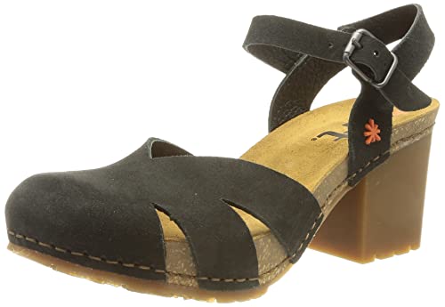 Art Soho, Sandalia con talón Mujer, Black, 37 EU