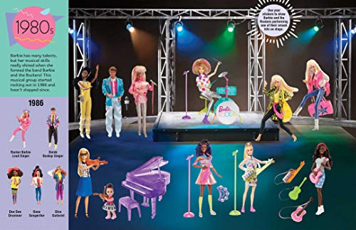 Barbie Super Sticker Book: Barbie Through the Decades (1001 Stickers)