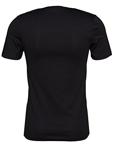 BOSS Shirt SS RN 3P BM 10111875 02 Camiseta, Negro (Black 1), Large (Talla Fabricante: L) (Pack de 3) para Hombre