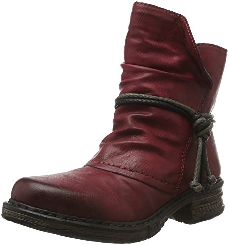 Brent & Sam's Z9961, Botas Mujer, Rojo (Wine/Fumo), 41 EU