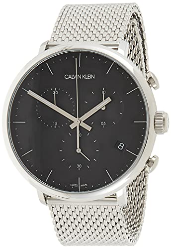 Calvin Klein Reloj Cronógrafo para Unisex Adultos de Cuarzo con Correa en Acero Inoxidable K8M27121
