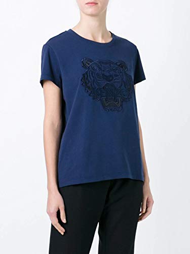 Camiseta con Logo Tiger Bordado de Kenzo Talle S