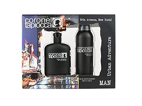 Coronel Tapiocca - New York Estuche de Regalo para Hombre, Eau de Toilette 75 ml y Desodorante en Spray 200 ml