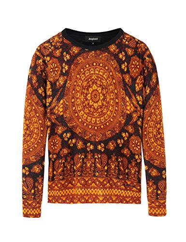 Desigual Jers_Lugano Sudadera, marrón, M para Mujer